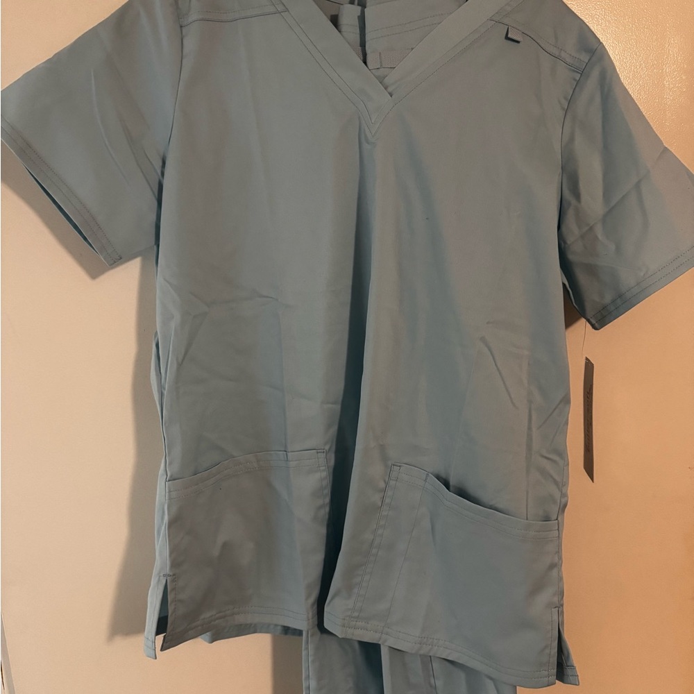 Light Blue Scrub Set